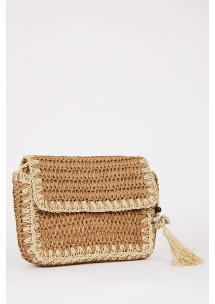 Kadın Hasır Omuz Çantası E2808axns