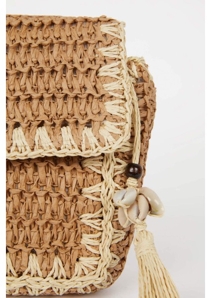 Kadın Hasır Omuz Çantası E2808axns