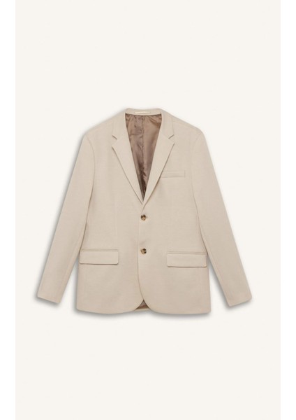 Modern Fit Astarlı Düğmeli Blazer Ceket C5990AX25SP