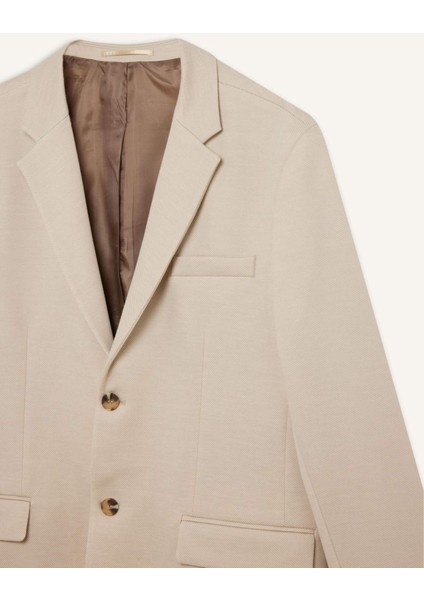 Modern Fit Astarlı Düğmeli Blazer Ceket C5990AX25SP