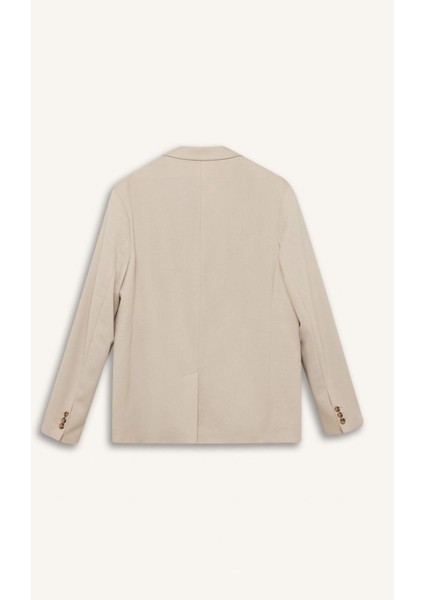 Modern Fit Astarlı Düğmeli Blazer Ceket C5990AX25SP