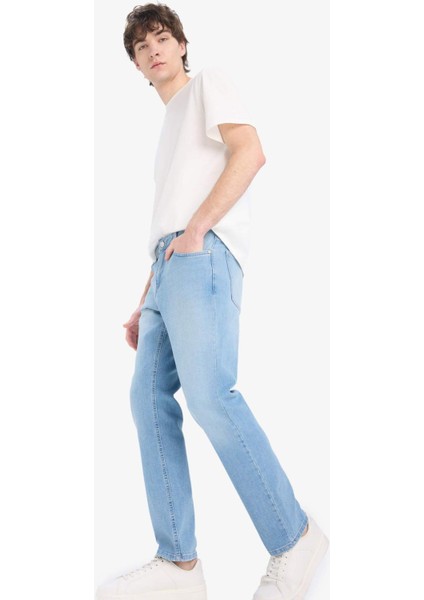 Sergio Regular Fit Normal Kalıp Normal Bel Boru Paça Jean Pantolon E2734AX25SP