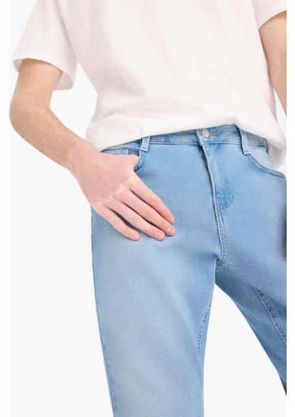 Sergio Regular Fit Normal Kalıp Normal Bel Boru Paça Jean Pantolon E2734AX25SP