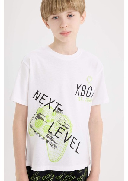 Erkek Çocuk Xbox Pijama Takımı Kısa Kollu Üst Şort E0339A825SM