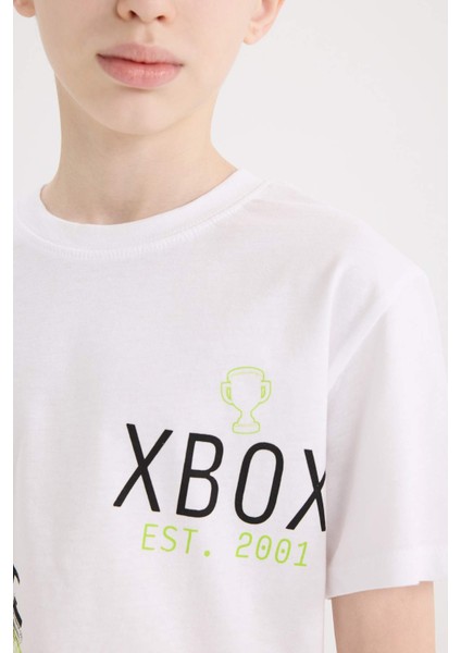 Erkek Çocuk Xbox Pijama Takımı Kısa Kollu Üst Şort E0339A825SM