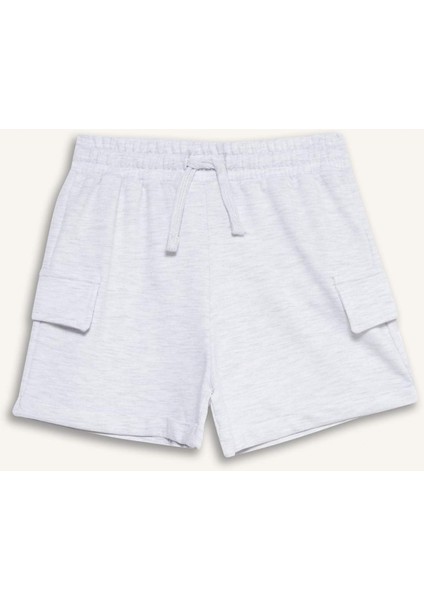 Kız Çocuk Kargo Cep Şort B0258A825HS