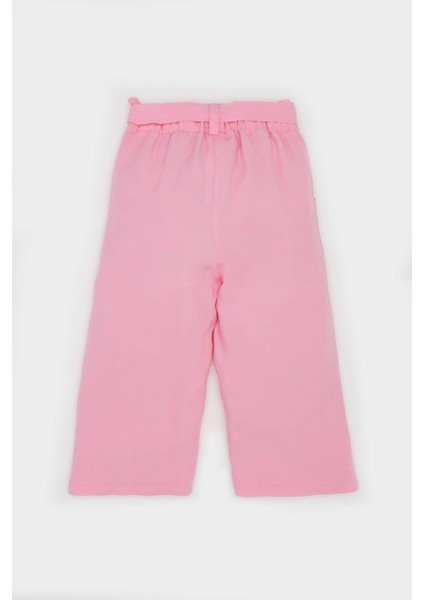 Kız Bebek Wide Leg Düz Paça Pantolon E2941A525SP