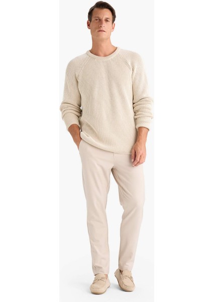 Standart Fit Bisiklet Yaka Triko Kazak E0992AX24WN