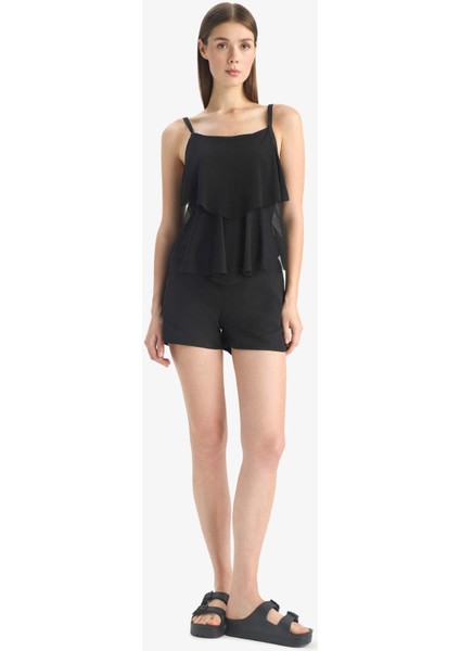 Regular Fit Tül Tankini-Fall in Love E3293AX25SM