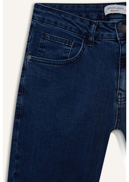 Sergio Regular Fit Normal Kalıp Normal Bel Boru Paça Jean Pantolon E3311AX25SP