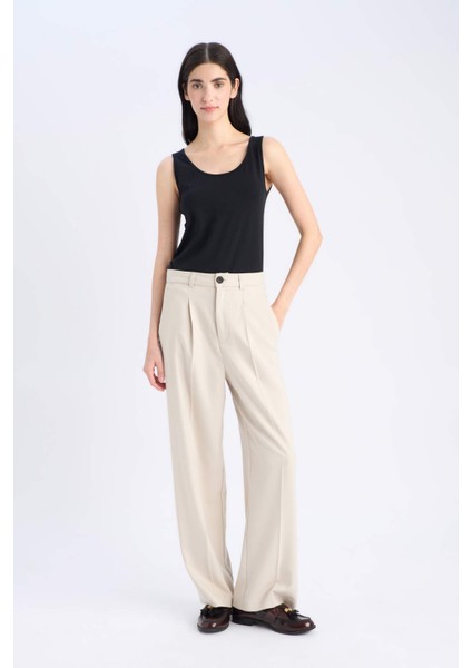 Slim Fit Dar Kesim Basic Düz Bisiklet Yaka Siyah Atlet I1059AZ25SM
