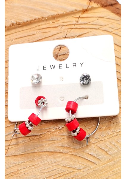 Renkli Figürlü Lüks Küpe modelleri