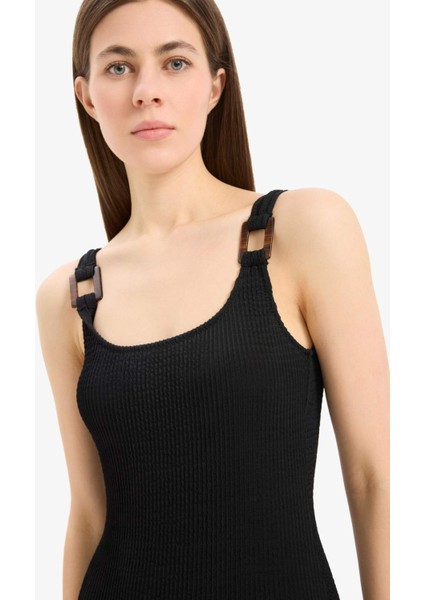 Regular Fit Bürümcük Mayo-Fall in Love T8005AZ25SM