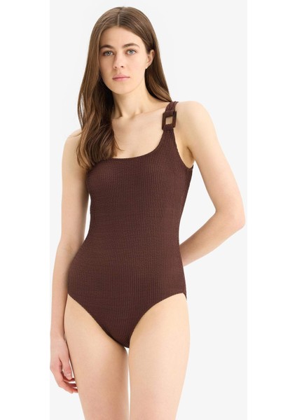 Regular Fit Bürümcük Mayo-Fall in Love T8005AZ25SM