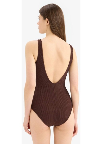 Regular Fit Bürümcük Mayo-Fall in Love T8005AZ25SM