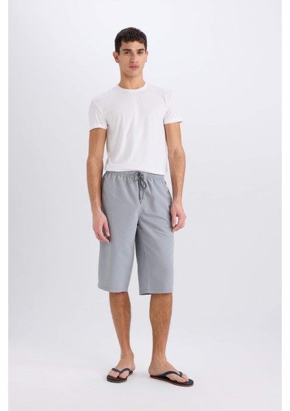 Long Fit Uzun Deniz Şortu B7298AX25HS