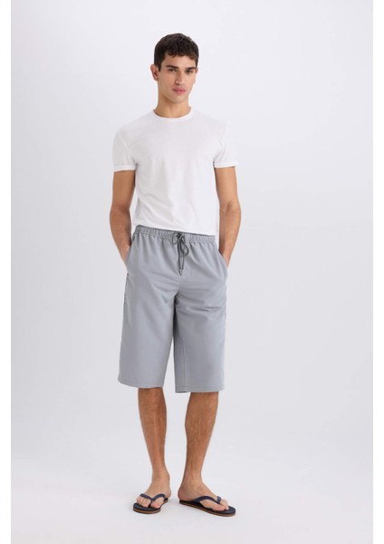 Long Fit Uzun Deniz Şortu B7298AX25HS