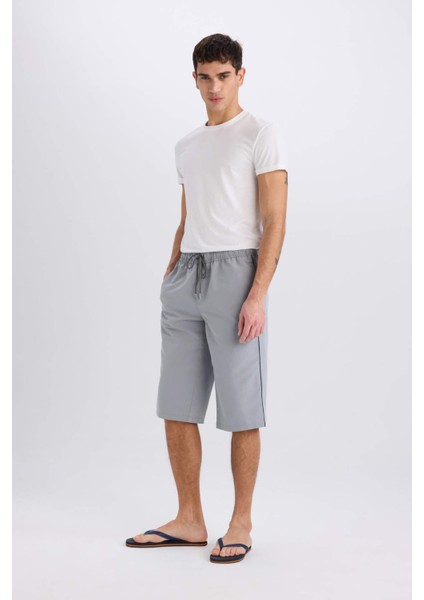 Long Fit Uzun Deniz Şortu B7298AX25HS