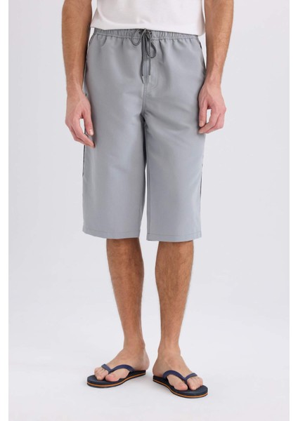Long Fit Uzun Deniz Şortu B7298AX25HS