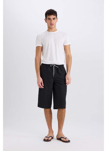 Long Fit Uzun Deniz Şortu B7298AX25HS