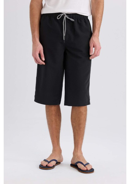 Long Fit Uzun Deniz Şortu B7298AX25HS