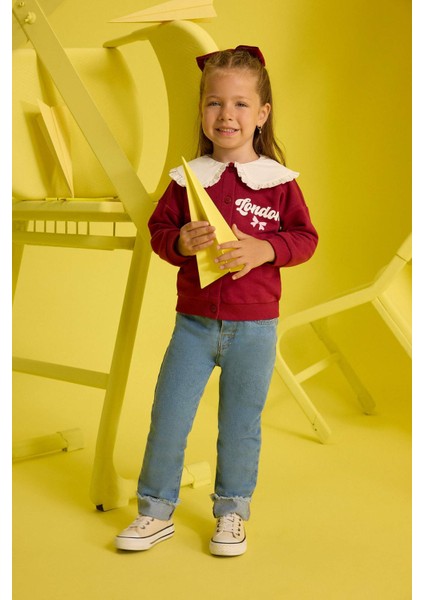 Kız Bebek Paperbag Duble Paça Jean Pantolon E0424A525SP