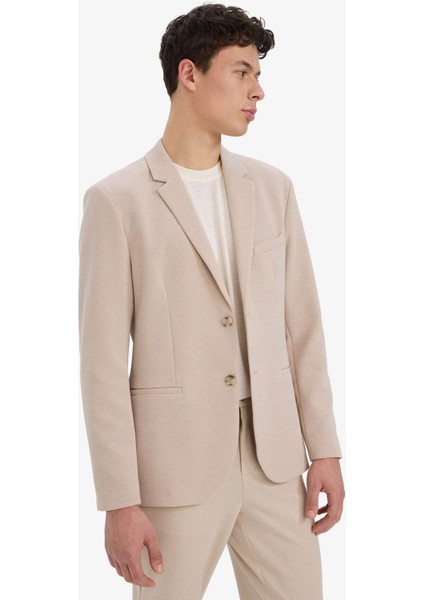 Slim Fit Dar Kesim Yarım Astar Blazer Ceket E3447AX25SM