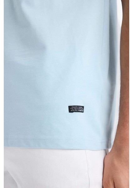 %100 Pamuk Boxy Fit Bisiklet Yaka Basic Düz Atlet C7205AX25SM