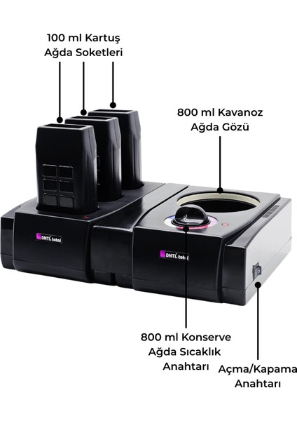Dntl Total Trio Serisi 3+1 Sir Ağda Makinesi fiyatları