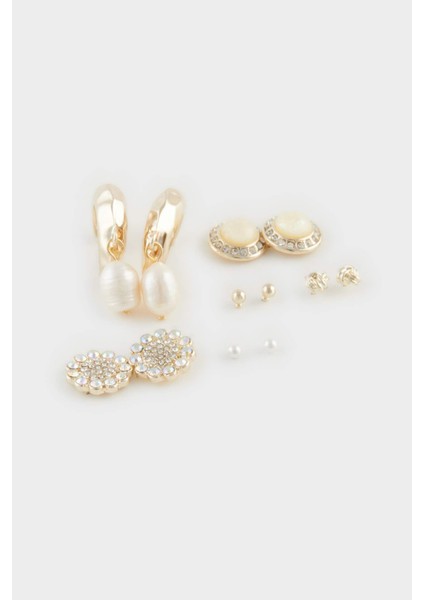 Kadın 6'lı Gold Küpe E3065AXNS