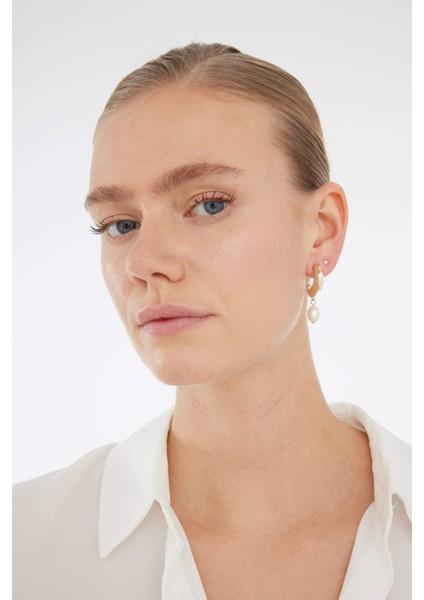 Kadın 6'lı Gold Küpe E3065AXNS