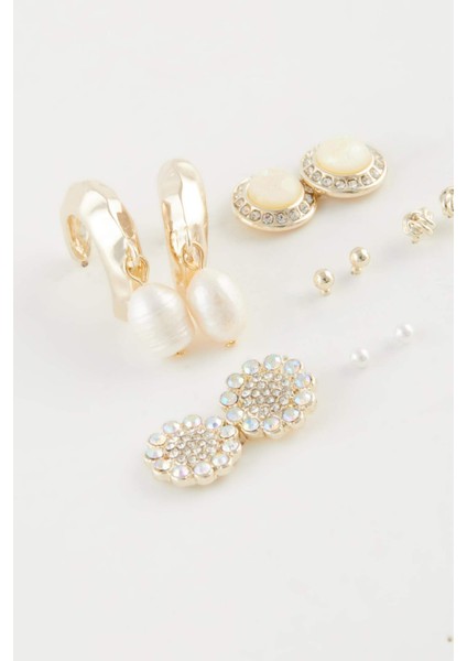 Kadın 6'lı Gold Küpe E3065AXNS