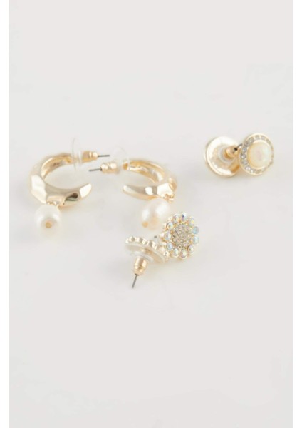 Kadın 6'lı Gold Küpe E3065AXNS