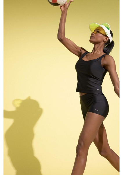 U Yaka Astarlı Pedli Bikini Üstü D9380AX25HS