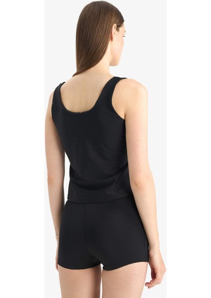 U Yaka Astarlı Pedli Bikini Üstü D9380AX25HS