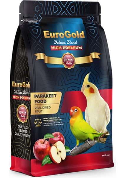 Zengezur Eurogold Deluxe Paraket Yemi 1000 gr x 1 Adet