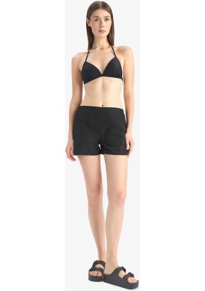 Regular Fit Deniz Şortu-Fall in Love T5639AZ25SM