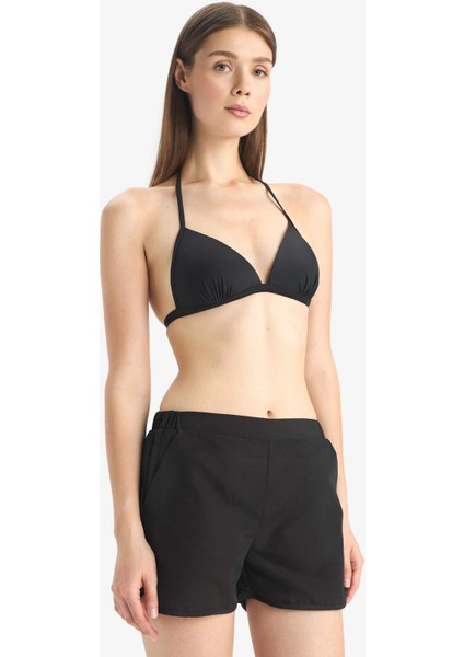 Regular Fit Deniz Şortu-Fall in Love T5639AZ25SM