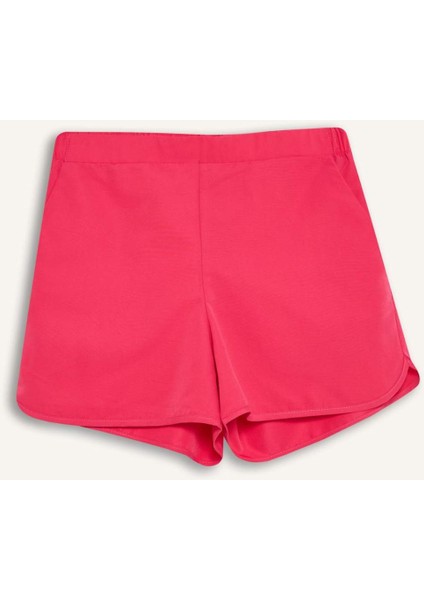 Regular Fit Deniz Şortu-Fall in Love T5639AZ25SM