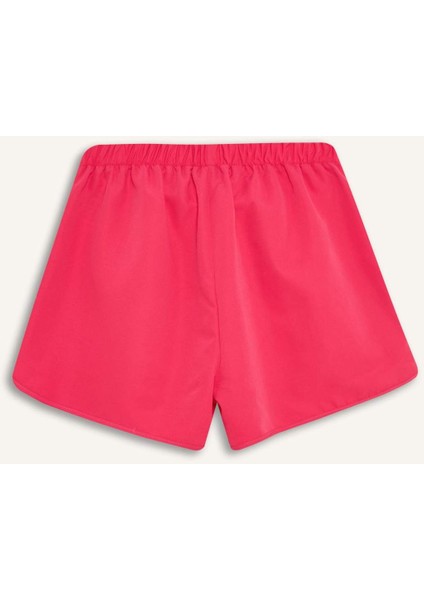 Regular Fit Deniz Şortu-Fall in Love T5639AZ25SM