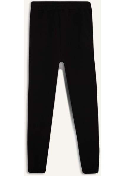 Fit Standart Fit Uzun İnce Jogger Eşofman Altı Cepli Beli Paçası Lastikli E3546AX24WN