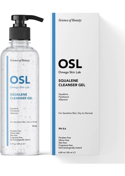 Squalene Cleanser Gel 200 ml