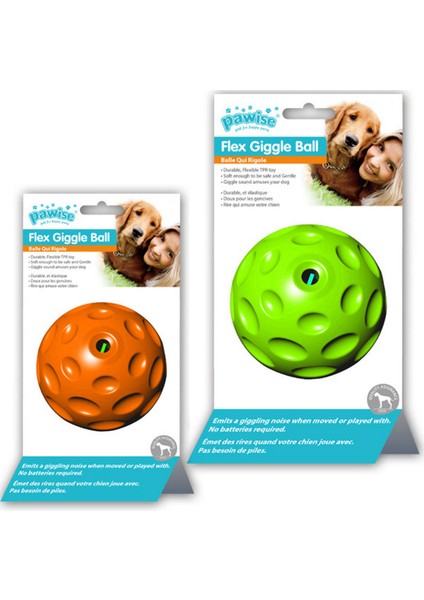 Zengezur Pawise Flex Chime Sesli Top Köpek Oyuncağı 7 cm
