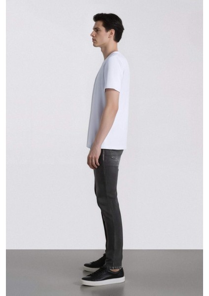 Carlo Skinny Fit Ekstra Dar Kalıp Normal Bel Ekstra Dar Paça Jean Pantolon E3478AX25SP