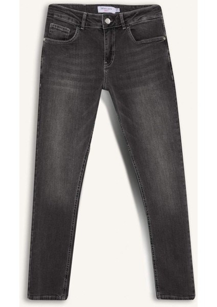 Carlo Skinny Fit Ekstra Dar Kalıp Normal Bel Ekstra Dar Paça Jean Pantolon E3478AX25SP