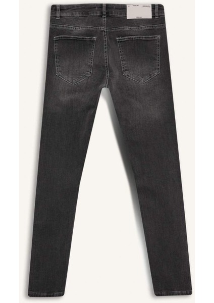 Carlo Skinny Fit Ekstra Dar Kalıp Normal Bel Ekstra Dar Paça Jean Pantolon E3478AX25SP