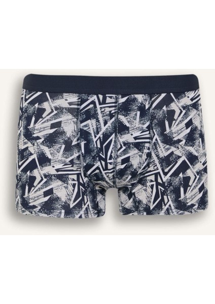 Regular Fit Baskılı 3'lü Boxer D9875AX25SP