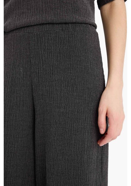 Wide Leg Geniş Paça Bürümcük Pantolon E3232AX25SP