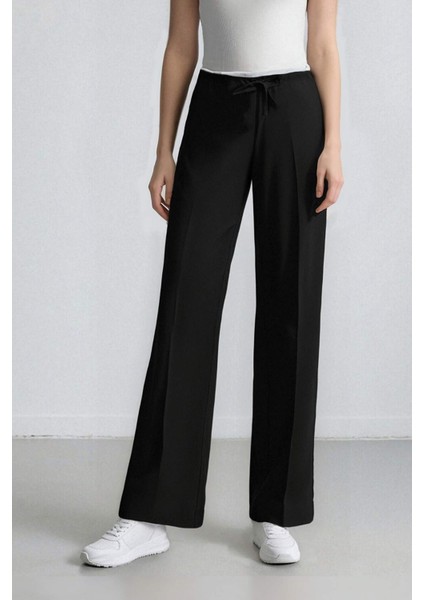 Wide Leg Kumaş Pantolon Normal Bel Geniş Cepli Pensli Bol Paça E2470AX24WN