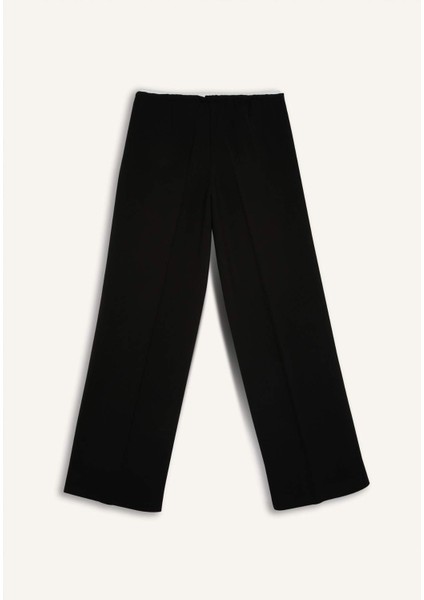 Wide Leg Kumaş Pantolon Normal Bel Geniş Cepli Pensli Bol Paça E2470AX24WN